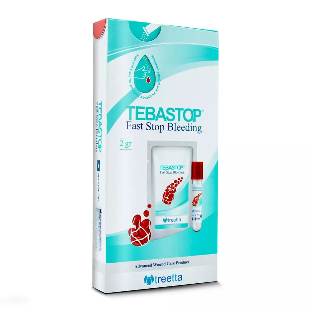 پانسمان treetta پودر بند آورنده خونریزی TEBASTOP