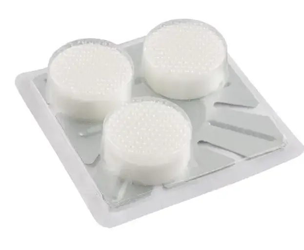 Solid fire starter tablets or fuel cubes for lighting campfires in wet and windy weather