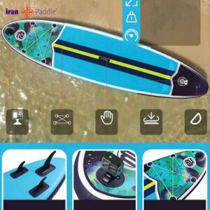 پدل‌ برد Aria برند pic board رنگ آبی - تصویر 2