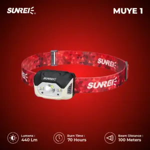 هدلامپ فوق‌العاده سبک و پرنور Sunrei MUYE 1 با 440 لومن - تصویر 2
