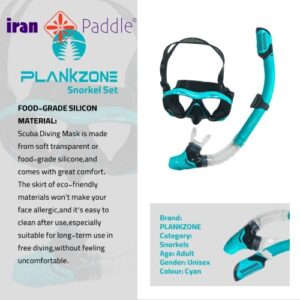 ماسک و اسنورکل Plankzone با طراحی حرفه‌ای و مقاوم - تصویر 6