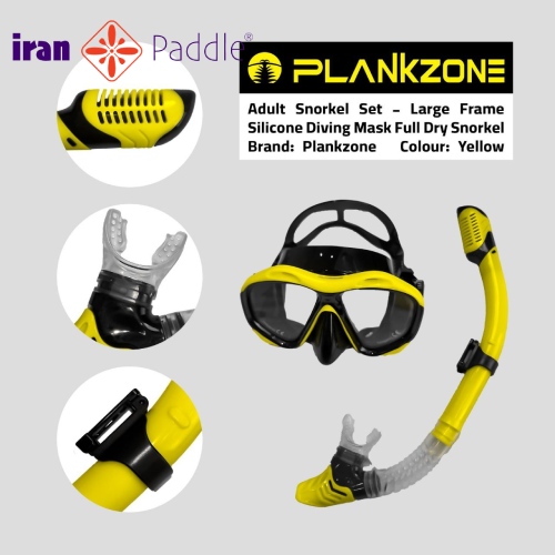 ماسک و اسنورکل Plankzone با طراحی حرفه‌ای و مقاوم - تصویر 4