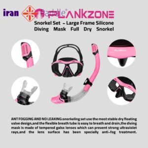 ماسک و اسنورکل Plankzone با طراحی حرفه‌ای و مقاوم - تصویر 3