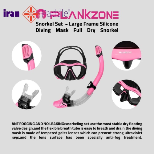 ماسک و اسنورکل Plankzone با طراحی حرفه‌ای و مقاوم - تصویر 3