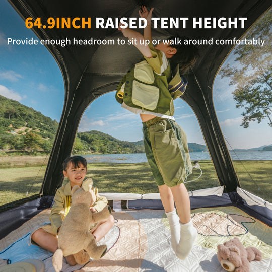 Naturehike NH21ZP010 Ango 4 Person Pop Up Tent 5