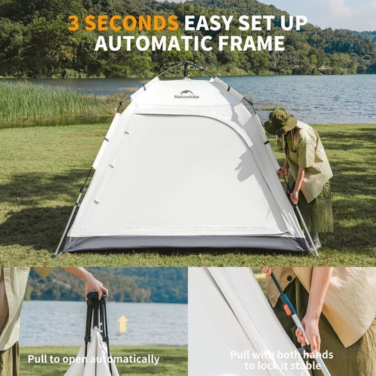 Naturehike NH21ZP010 Ango 4 Person Pop Up Tent 6